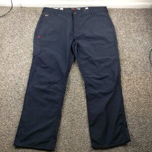 NWT Ariat FR Work Pants M4 Relaxed DuraLight Ripstop Boot Cut 42x32 Navy Blue